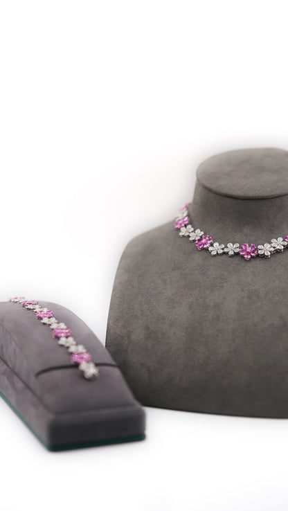 Transform Your Elegance: A Luxurious Padparadscha Sapphire Set for Every Occasion