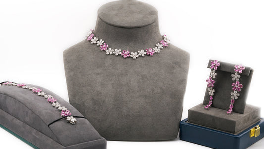 Transform Your Elegance: A Luxurious Padparadscha Sapphire Set for Every Occasion